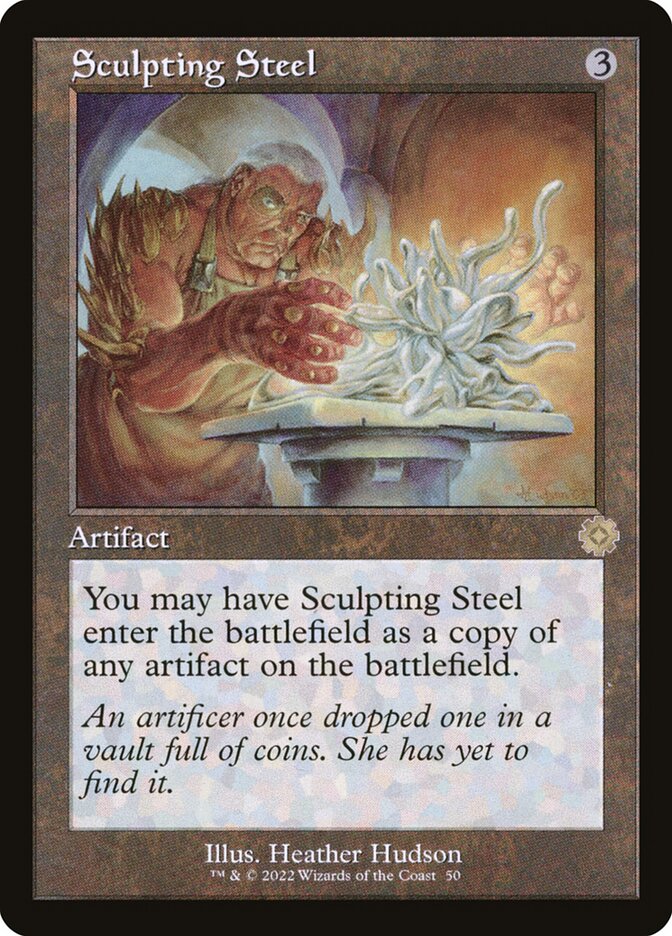 Sculpting Steel 50 (The Brothers' War: Retro Frame Artifacts)  | Good Games Adelaide SA