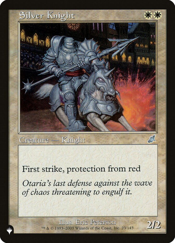 Silver Knight 23/143 (The List Reprints)  | Good Games Adelaide SA