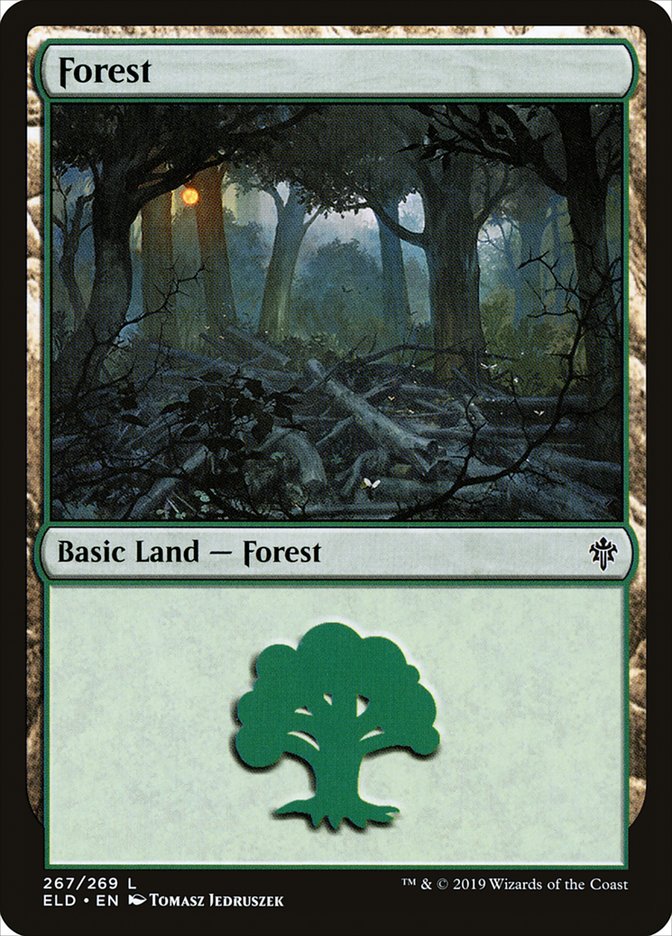 Forest 267 (Throne of Eldraine)  | Good Games Adelaide SA