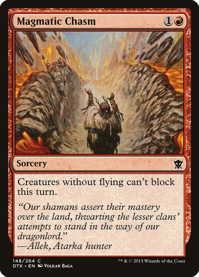 Magmatic Chasm 148 (Dragons of Tarkir)  - Foil | Good Games Adelaide SA