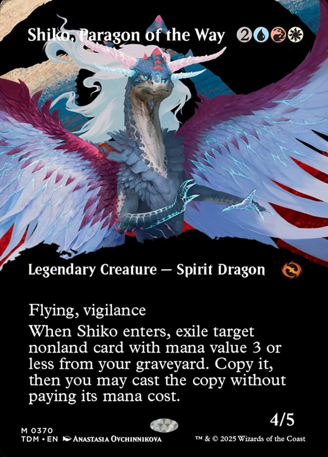 Shiko, Paragon of the Way 370 (Tarkir: Dragonstorm)  | Good Games Adelaide SA