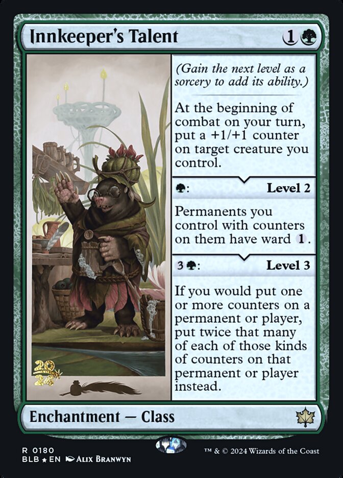Innkeeper's Talent 180 (Prerelease Cards)  - Foil | Good Games Adelaide SA
