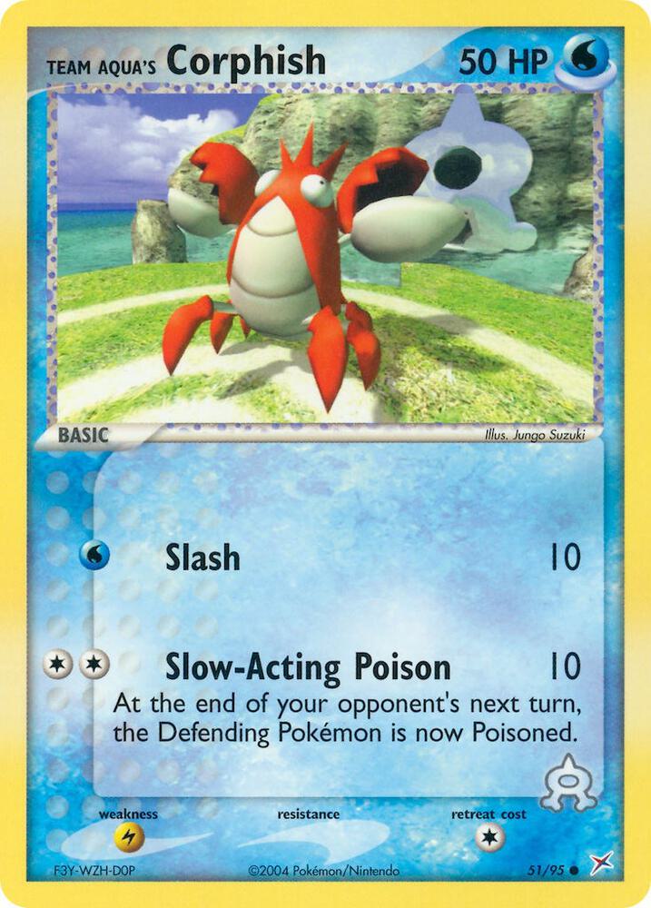 Team Aqua's Corphish 51/95 (Team Magma vs Team Aqua)  - Reverse Holofoil | Good Games Adelaide SA