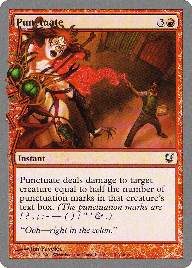 Punctuate 84 (Unhinged)  | Good Games Adelaide SA