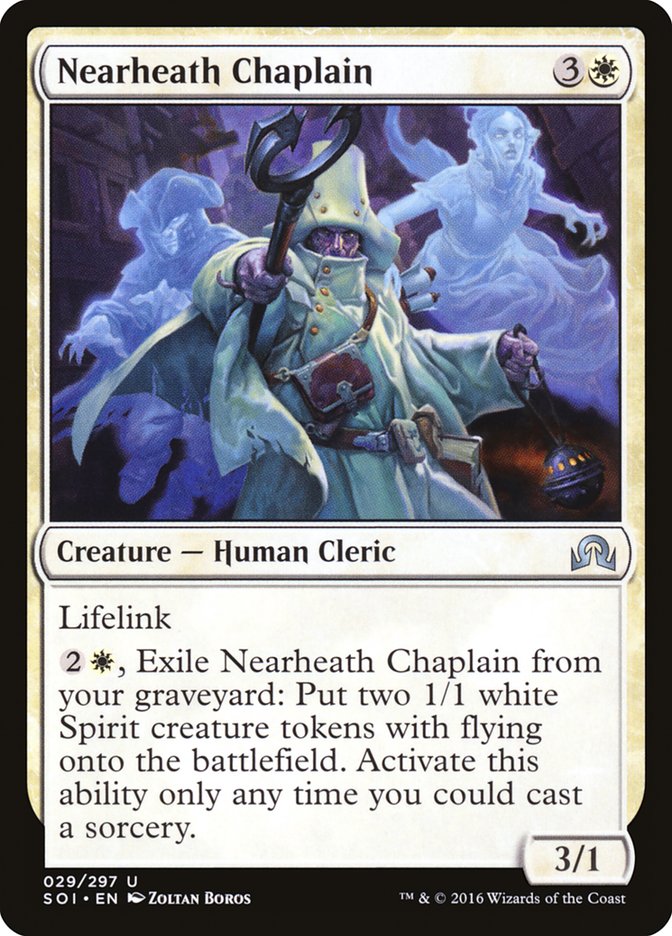 Nearheath Chaplain 29 (Shadows over Innistrad)  - Foil | Good Games Adelaide SA