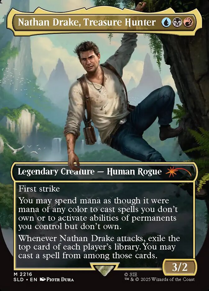 Nathan Drake, Treasure Hunter 2216 (Secret Lair Drop Series)  | Good Games Adelaide SA