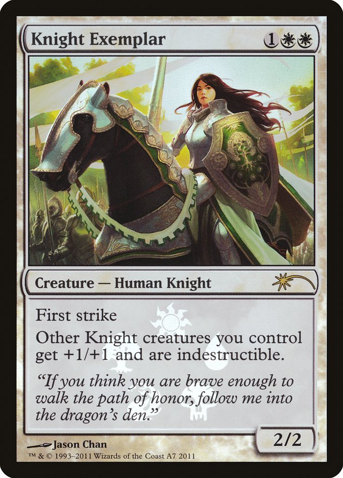 Knight Exemplar A7 (Media Promos)  - Foil | Good Games Adelaide SA