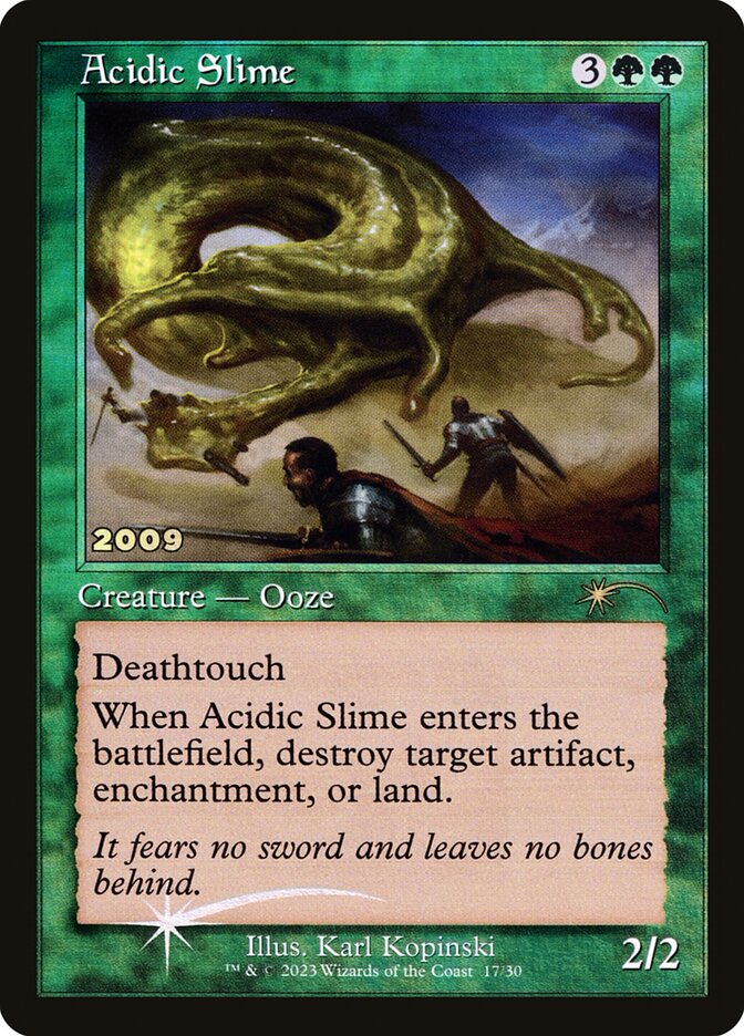 Acidic Slime 17 (30th Anniversary Promos)  - Foil | Good Games Adelaide SA