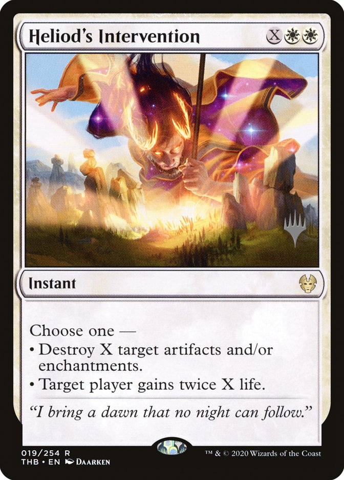 Heliod's Intervention 19 (Promo Pack: Theros Beyond Death)  | Good Games Adelaide SA