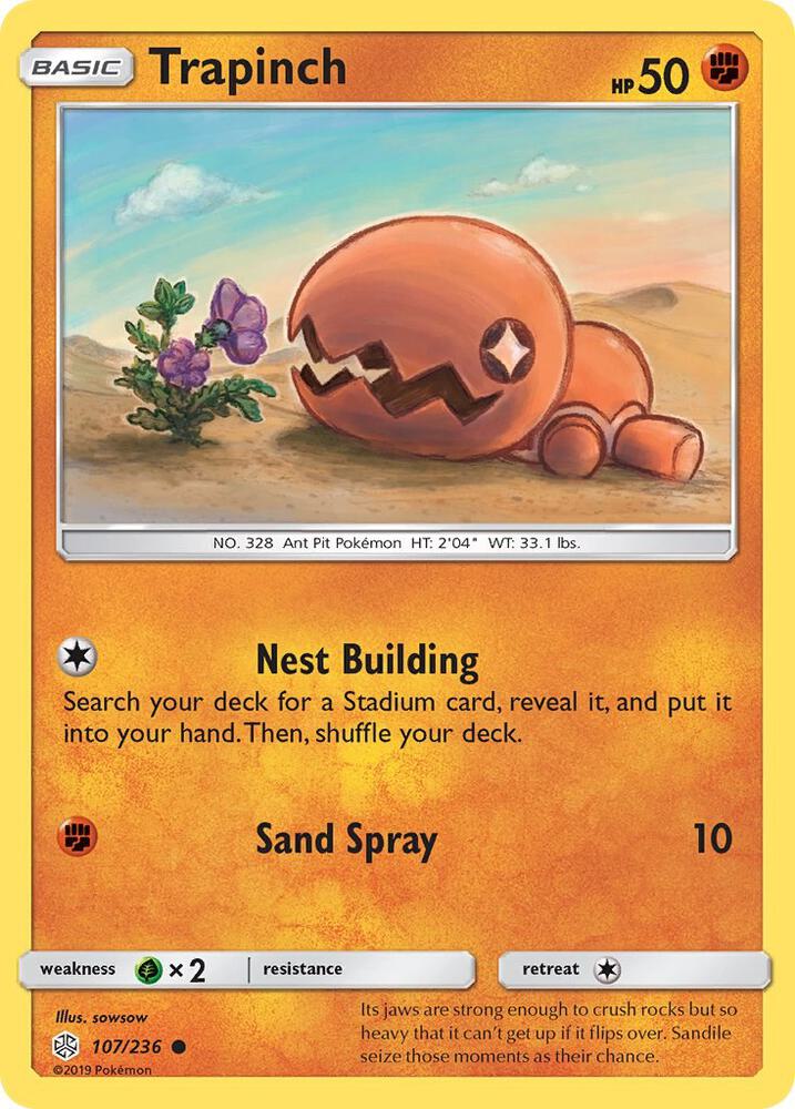 Trapinch 107/236 (SM - Cosmic Eclipse)  | Good Games Adelaide SA