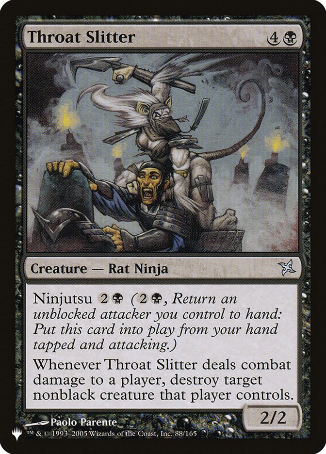 Throat Slitter 88/165 (The List Reprints)  | Good Games Adelaide SA