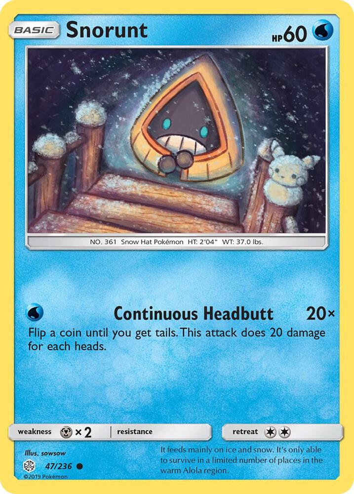 Snorunt 47/236 (SM - Cosmic Eclipse)  | Good Games Adelaide SA