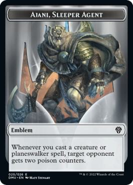 Emblem Ajani Sleeper Agent 25 (Dominaria United)  | Good Games Adelaide SA
