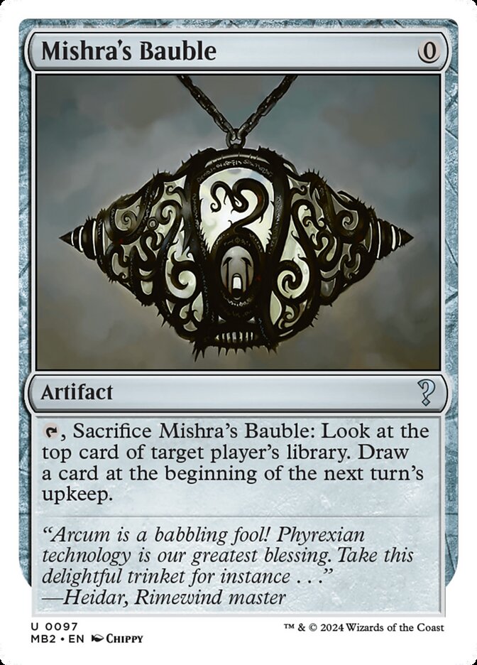 Mishra's Bauble 97 (Mystery Booster 2)  | Good Games Adelaide SA