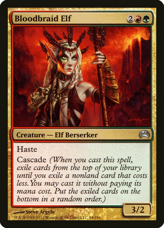 Bloodbraid Elf 84/156 (Planechase 2012)  | Good Games Adelaide SA