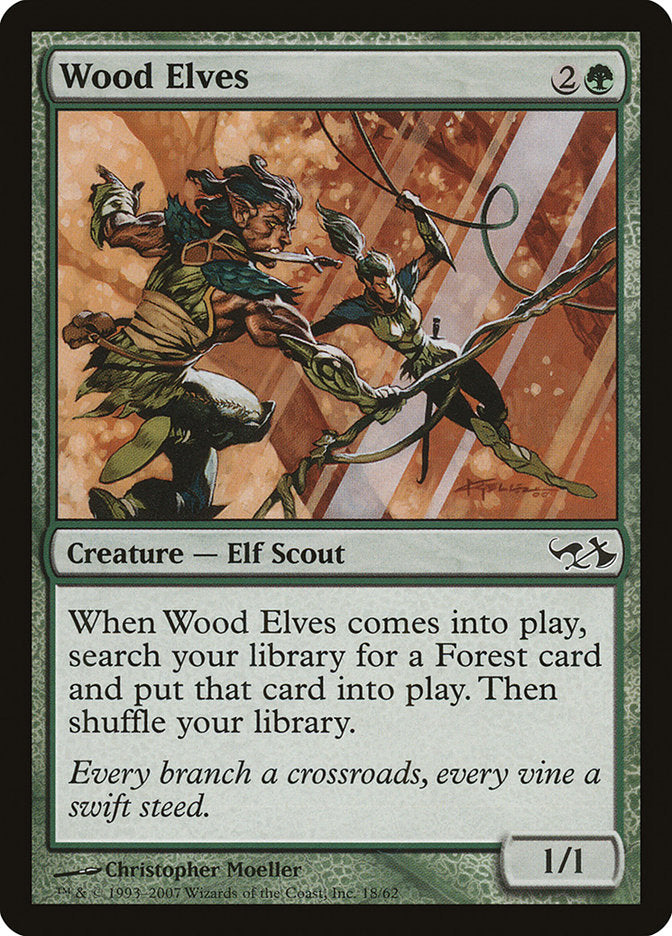 Wood Elves 18 (Duel Decks: Elves vs. Goblins)  | Good Games Adelaide SA