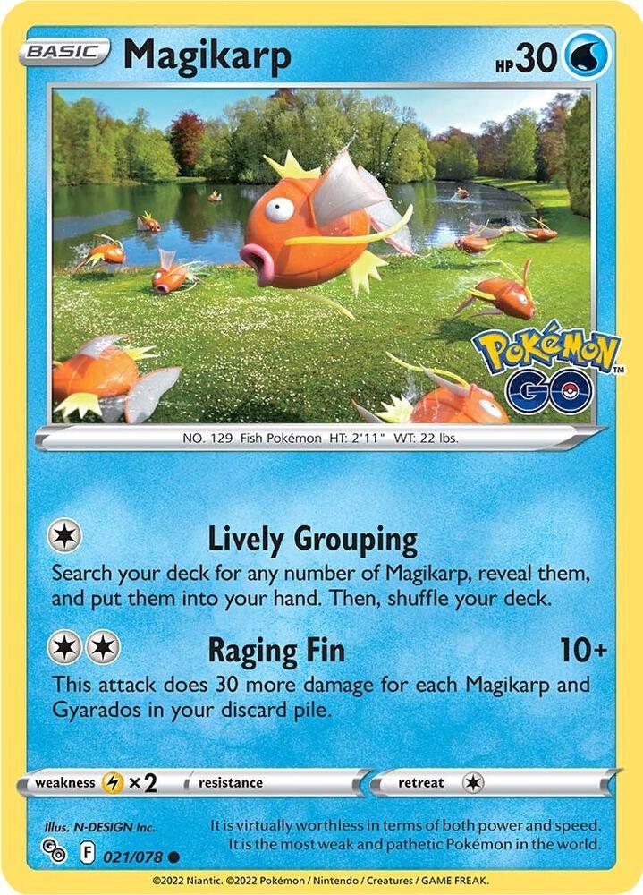 Magikarp 021/078 (Pokemon GO)  | Good Games Adelaide SA