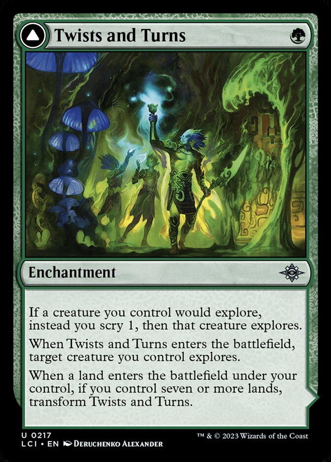 Twists and Turns // Mycoid Maze 217 (The Lost Caverns of Ixalan)  - Foil | Good Games Adelaide SA