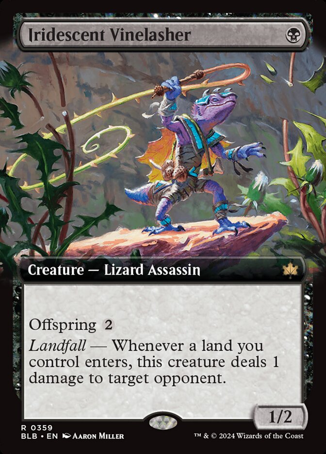 Iridescent Vinelasher 359 (Bloomburrow)  - Foil | Good Games Adelaide SA