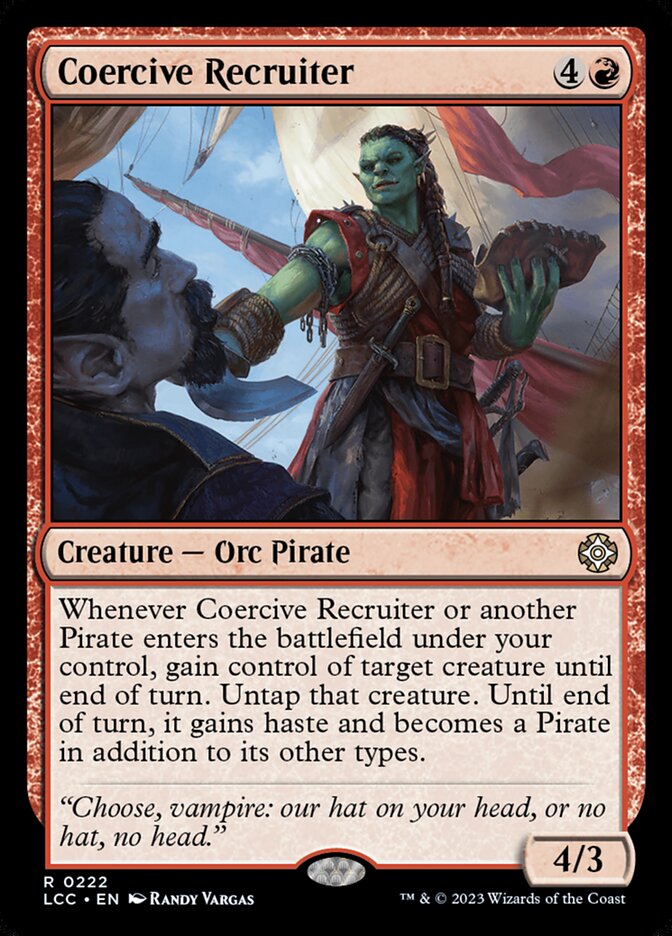 Coercive Recruiter 222 (Commander: The Lost Caverns of Ixalan)  | Good Games Adelaide SA