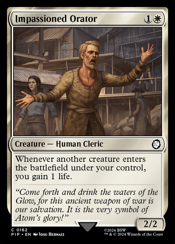 Impassioned Orator 162 (Universes Beyond: Fallout)  | Good Games Adelaide SA