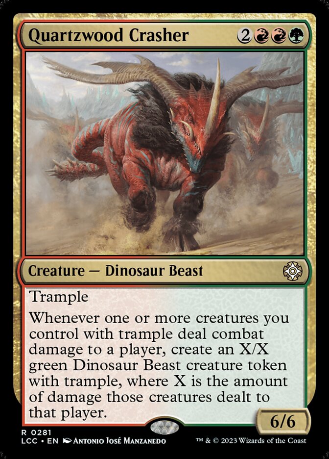 Quartzwood Crasher 281 (Commander: The Lost Caverns of Ixalan)  | Good Games Adelaide SA