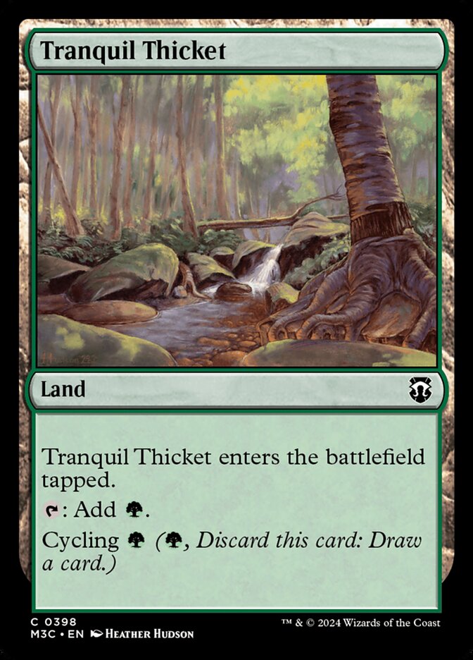 Tranquil Thicket 398 (Commander: Modern Horizons 3)  | Good Games Adelaide SA