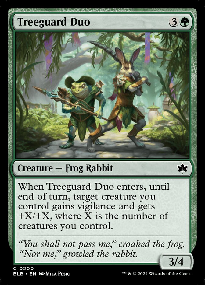 Treeguard Duo 200 (Bloomburrow)  - Foil | Good Games Adelaide SA