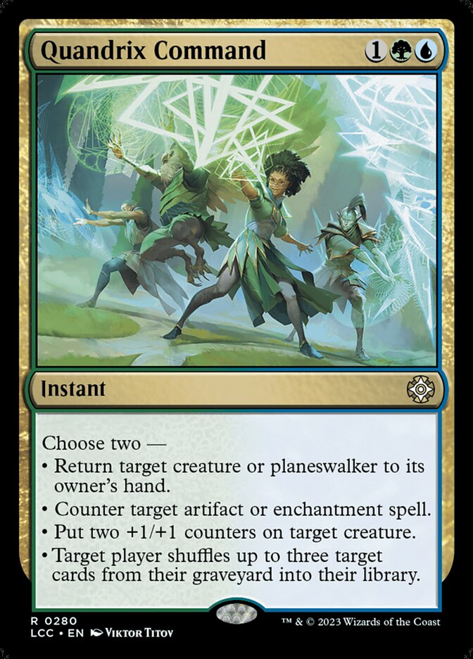 Quandrix Command 280 (Commander: The Lost Caverns of Ixalan)  | Good Games Adelaide SA