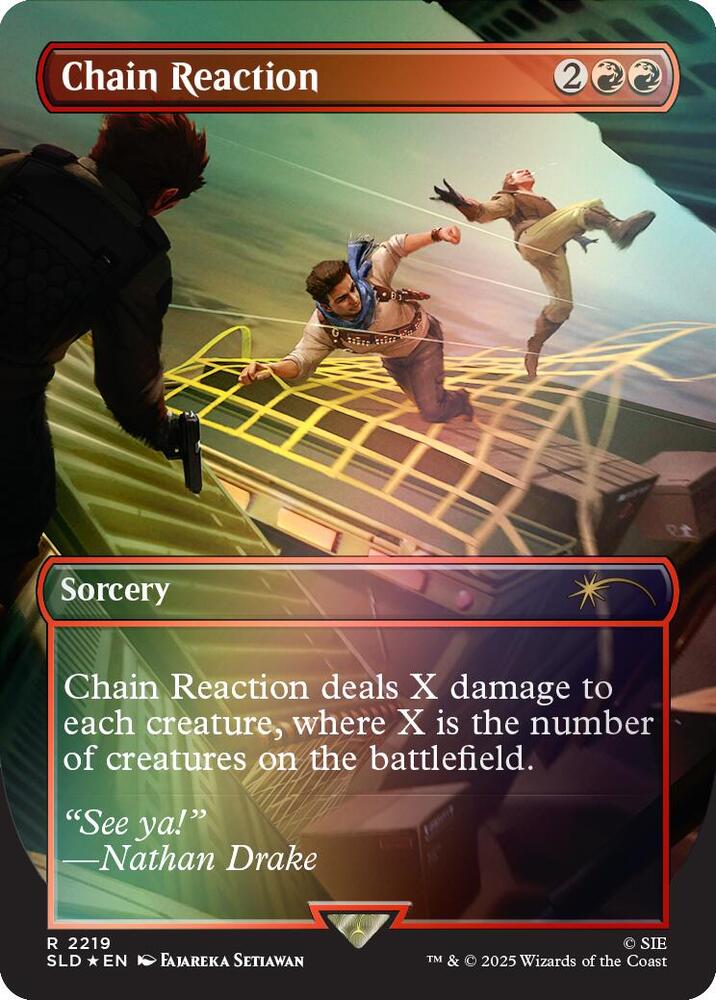 Chain Reaction Rainbow Foil 2219 (Secret Lair Drop Series)  - Foil | Good Games Adelaide SA
