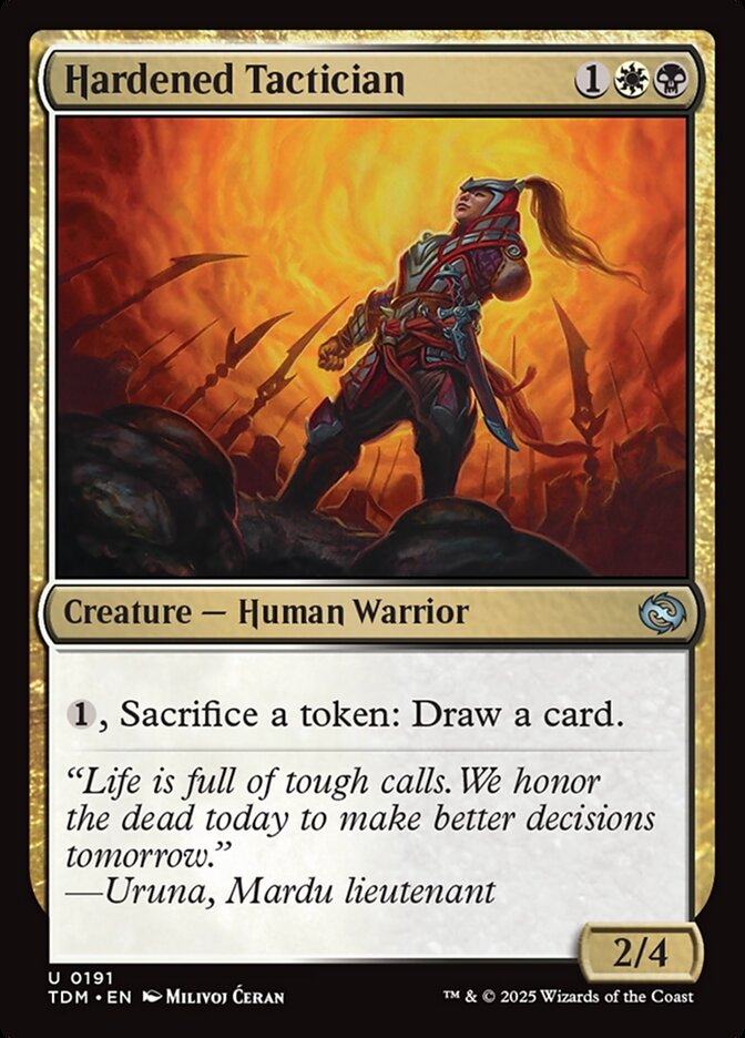 Hardened Tactician 191 (Tarkir: Dragonstorm)  | Good Games Adelaide SA