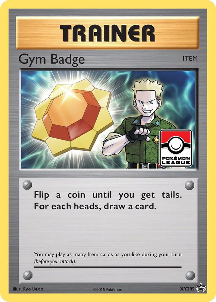 Gym Badge Lt Surge XY205 (XY Promos)  - Holofoil | Good Games Adelaide SA