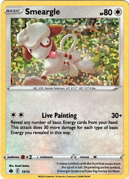 Smeargle 015/015 (McDonald's Promos 2022)  - Holofoil | Good Games Adelaide SA