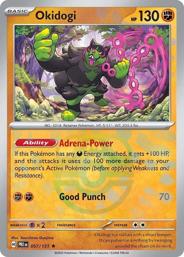 Okidogi 057/131 (SV: Prismatic Evolutions)  - Holofoil | Good Games Adelaide SA
