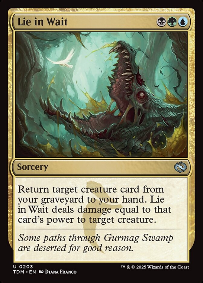 Lie in Wait 203 (Tarkir: Dragonstorm)  | Good Games Adelaide SA