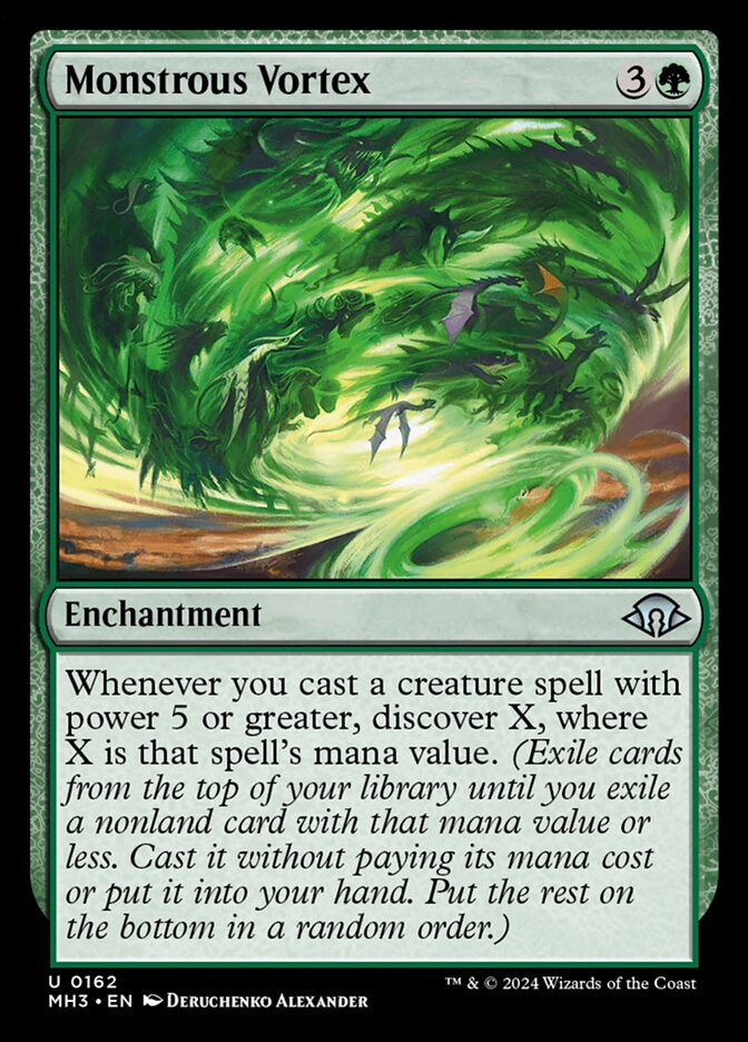 Monstrous Vortex 162 (Modern Horizons 3)  - Foil | Good Games Adelaide SA