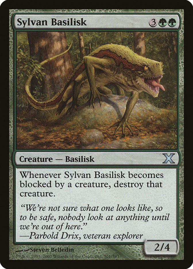 Sylvan Basilisk 301 (10th Edition)  - Foil | Good Games Adelaide SA