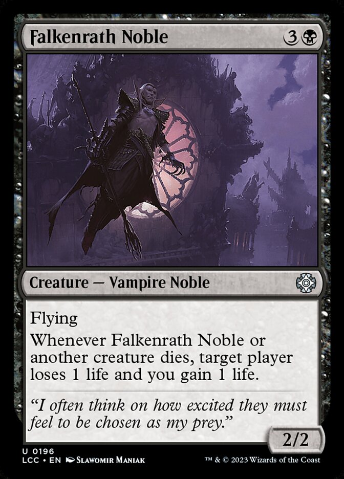 Falkenrath Noble 196 (Commander: The Lost Caverns of Ixalan)  | Good Games Adelaide SA