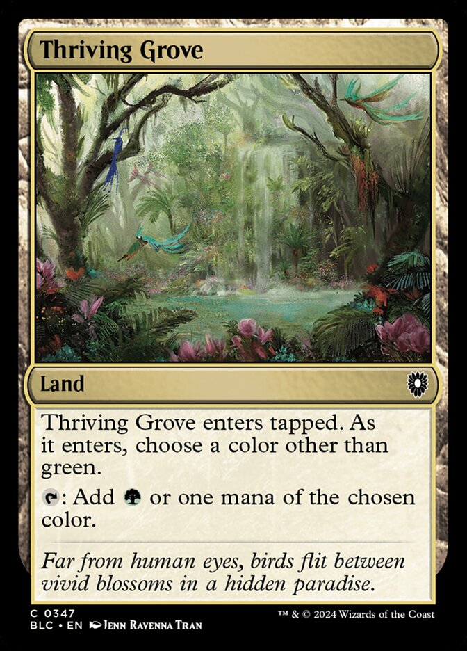 Thriving Grove 347 (Commander: Bloomburrow)  | Good Games Adelaide SA