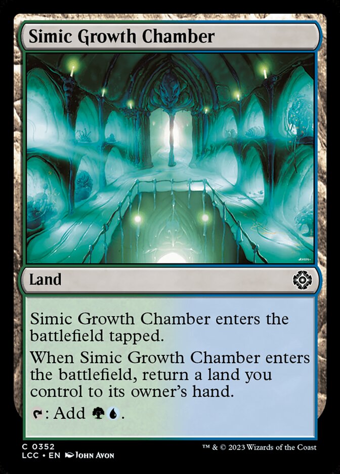 Simic Growth Chamber 352 (Commander: The Lost Caverns of Ixalan)  | Good Games Adelaide SA