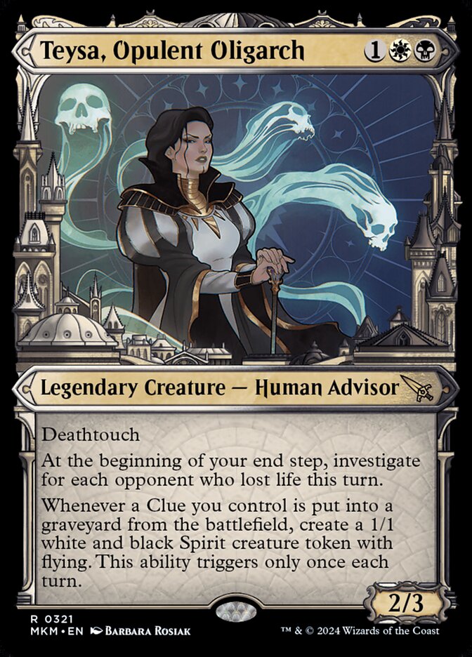 Teysa, Opulent Oligarch 321 (Murders at Karlov Manor)  - Foil | Good Games Adelaide SA