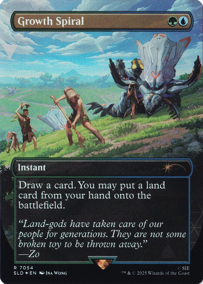 Growth Spiral 7054 Rainbow Foil 7054 (Secret Lair Drop Series)  - Foil | Good Games Adelaide SA
