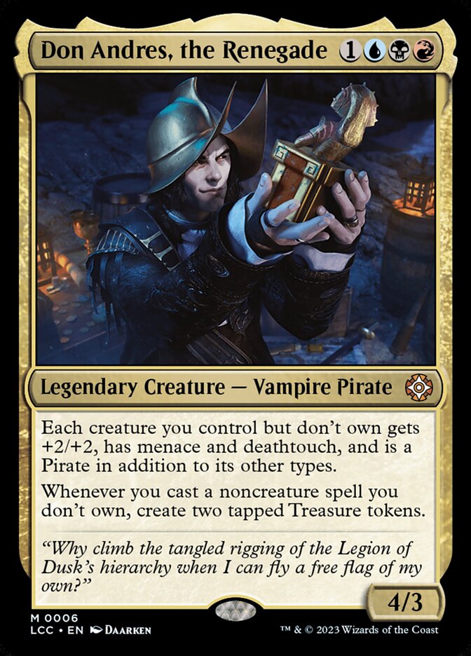 Don Andres, the Renegade 6 (Commander: The Lost Caverns of Ixalan)  | Good Games Adelaide SA
