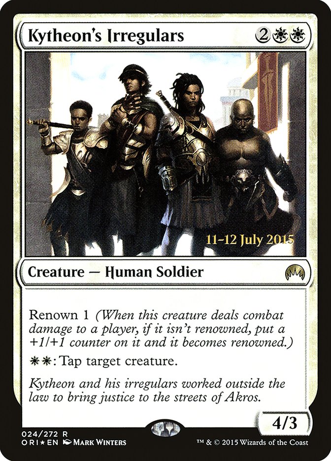 Kytheon's Irregulars 24 (Prerelease Cards)  - Foil | Good Games Adelaide SA