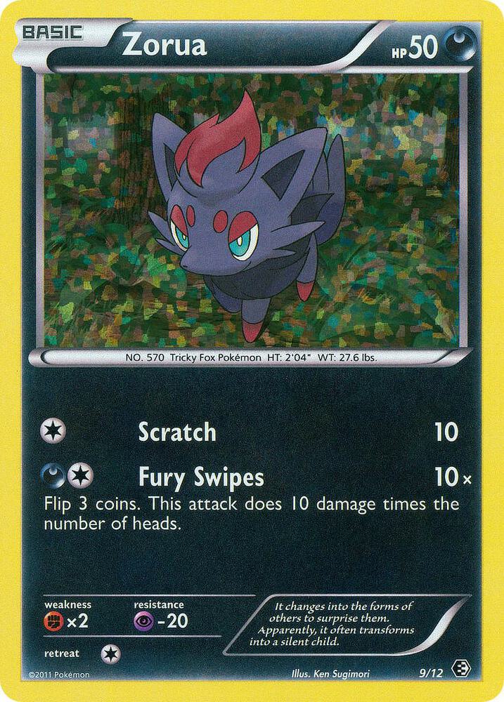 Zorua 9 12 009/012 (McDonald's Promos 2011)  - Holofoil | Good Games Adelaide SA