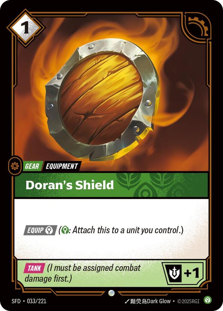 Doran's Shield 033/221 (Spiritforged)  - Foil | Good Games Adelaide SA