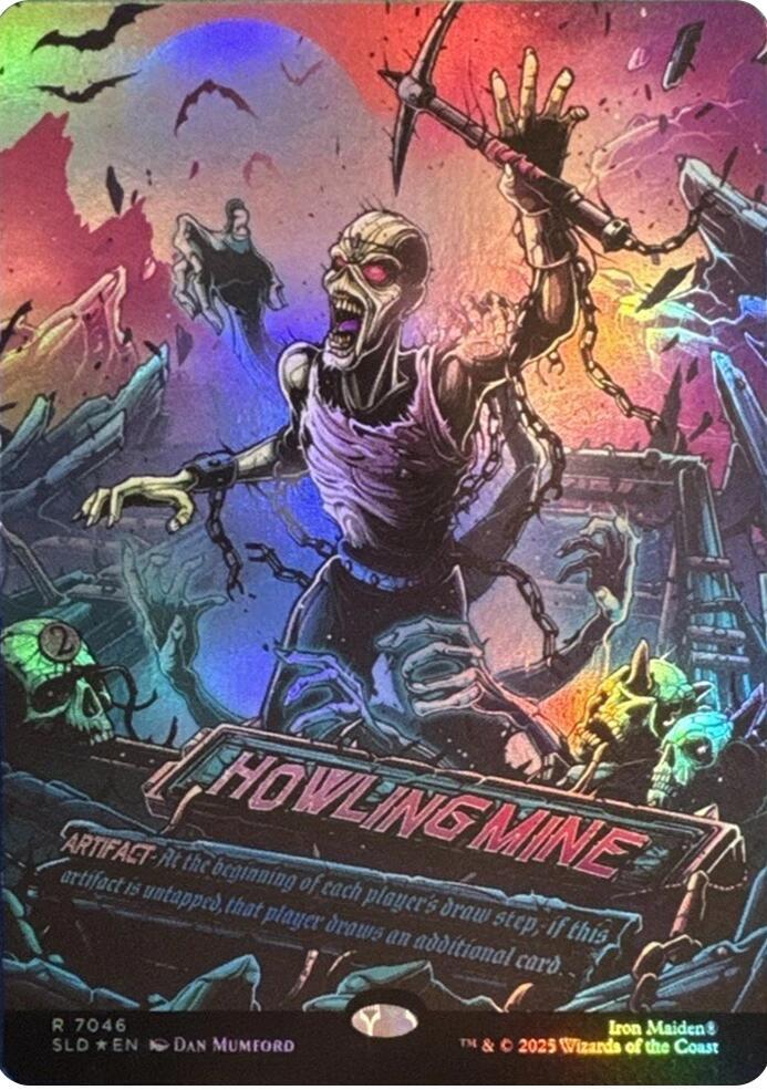 Howling Mine 7046 Rainbow Foil 7046 (Secret Lair Drop Series)  - Foil | Good Games Adelaide SA