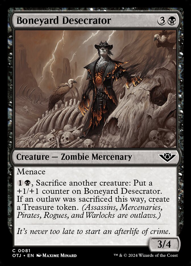 Boneyard Desecrator 81 (Outlaws of Thunder Junction)  - Foil | Good Games Adelaide SA
