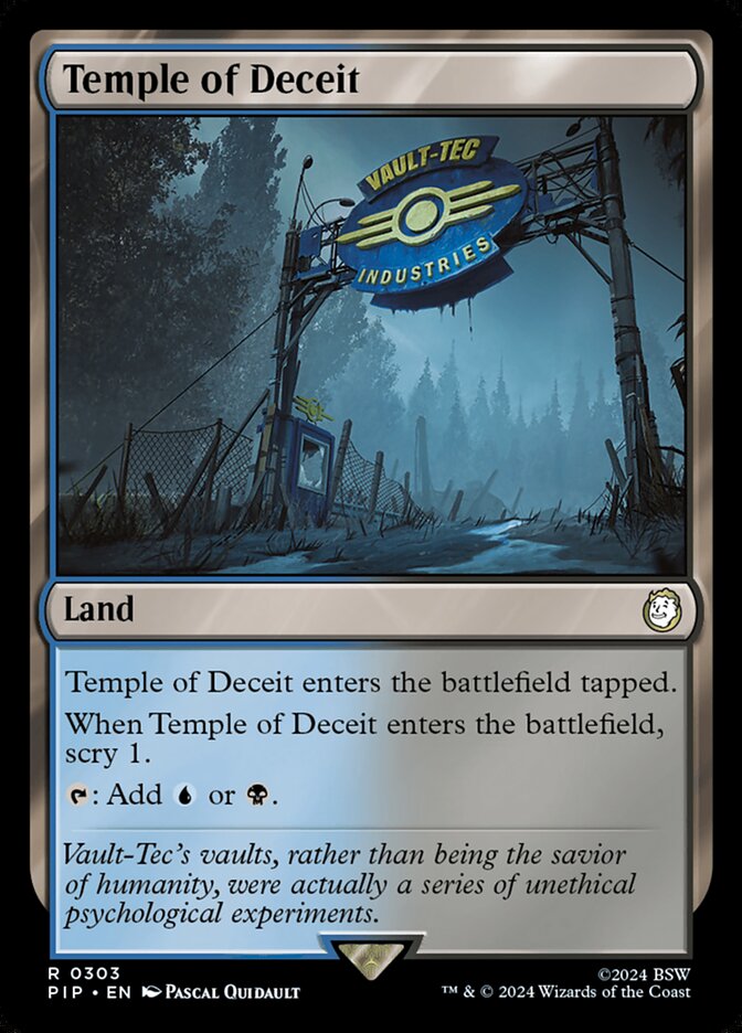 Temple of Deceit 303 (Universes Beyond: Fallout)  | Good Games Adelaide SA