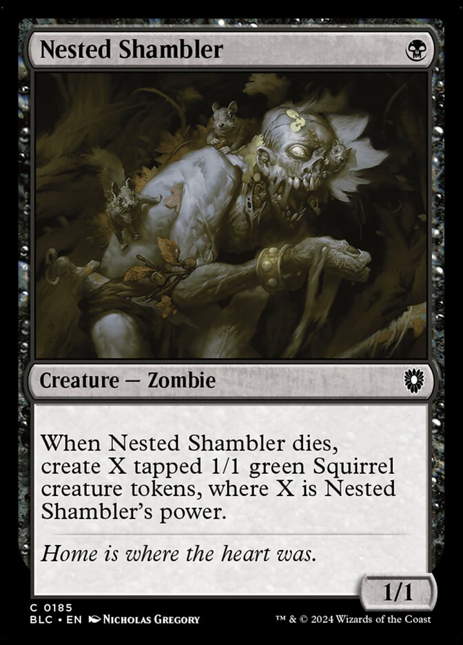 Nested Shambler 185 (Commander: Bloomburrow)  | Good Games Adelaide SA